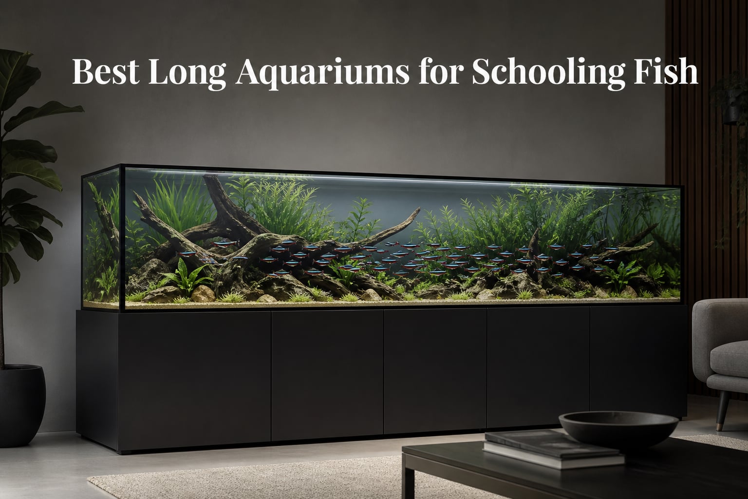 Best Long Aquariums for Schooling Fish