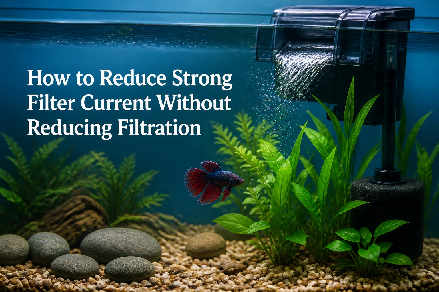 How to Reduce Strong Filter Current Without Reducing Filtration