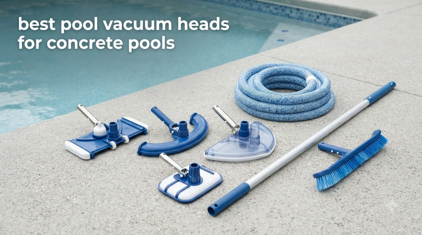 best pool vacuum heads for concrete pools