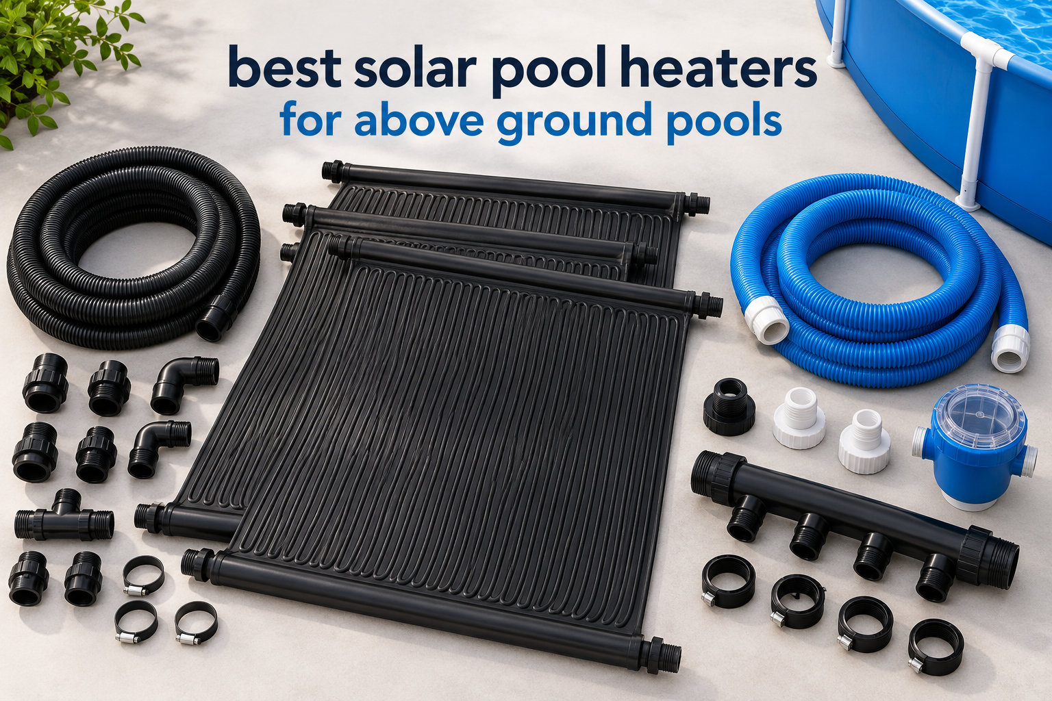 best solar pool heaters for above ground pools