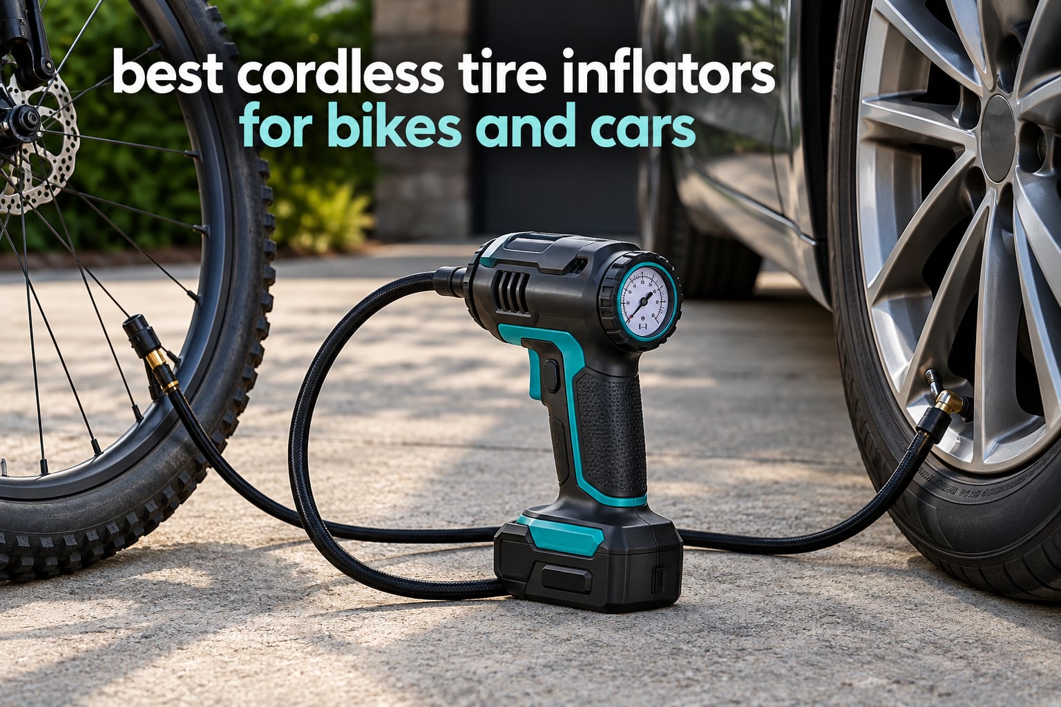 best cordless tire inflators for bikes and cars