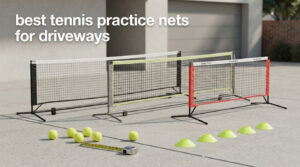best tennis practice nets for driveways